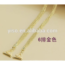 gold metal bra straps